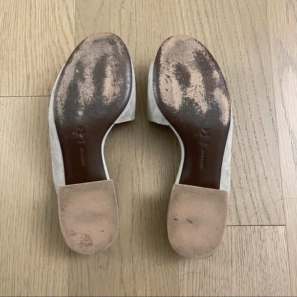 Mercedes Castillo Irene Suede Mules / Slides / Sandals, Sz 37 and Sz 38, Tan - Picture 5 of 6